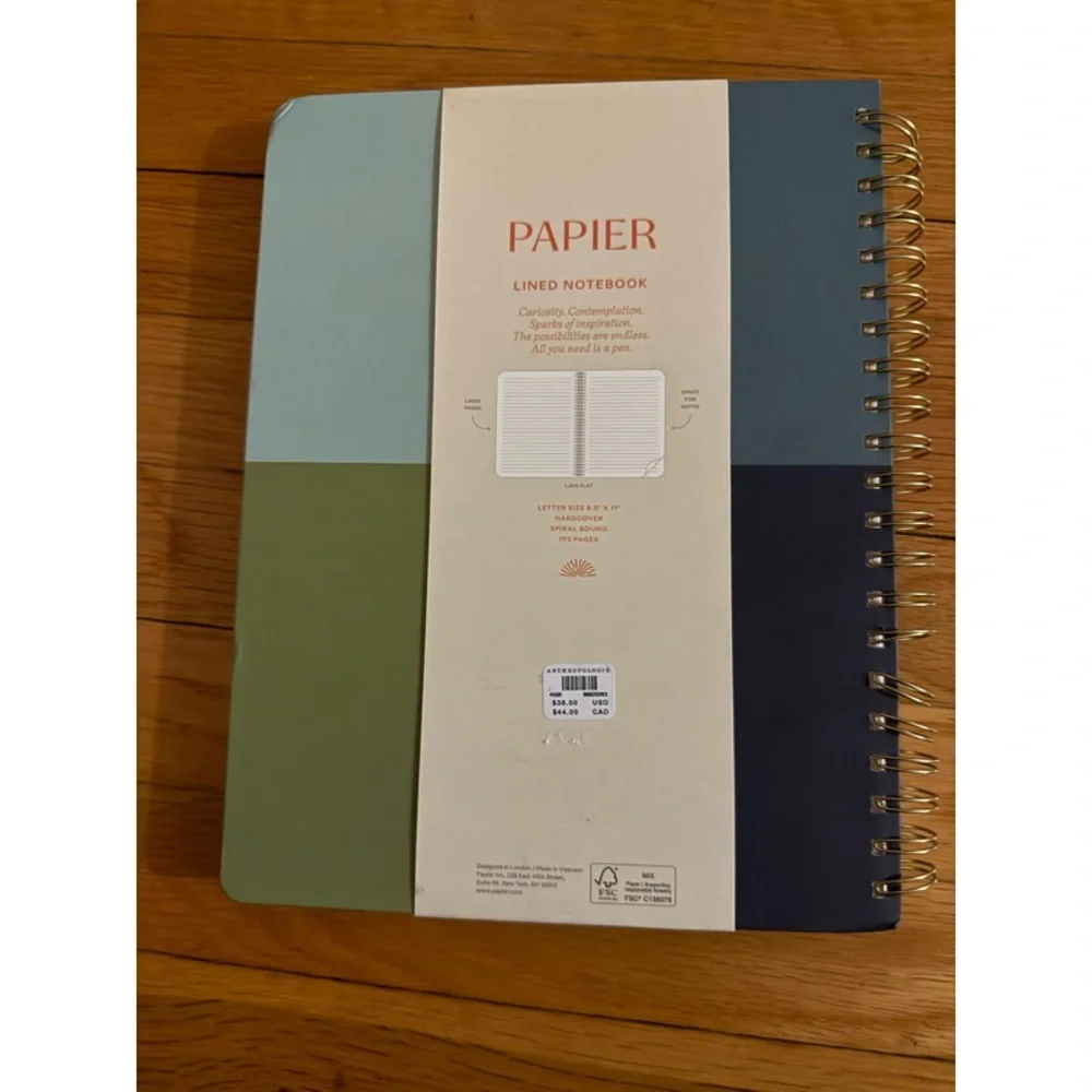 Papier x Anthropologie Iconic Spiral Journal